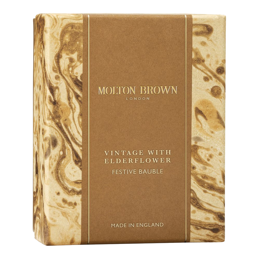MOLTON BROWN Vintage With Elderflower Bath & Shower Gel Festive Bauble 75 ml - Гель для ванни та душу «вінтаж з бузиною» - фото №2 MOLTON BROWN Vintage With Elderflower Bath & Shower Gel Festive Bauble 75 ml - Гель для ванни та душу «вінтаж з бузиною» - фото №2